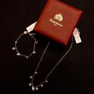 Majorica Pearl Bracelet and Necklace